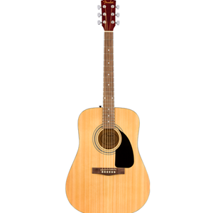 Fender® Dreadnought Acoustic Pack with Gig Bag, Picks, Strap, and Strings
