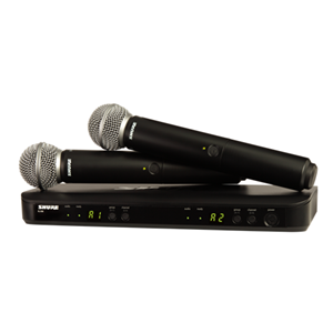 Shure BLX288/SM58 Dual Handheld SM58 Wireless System in J10 Frequency