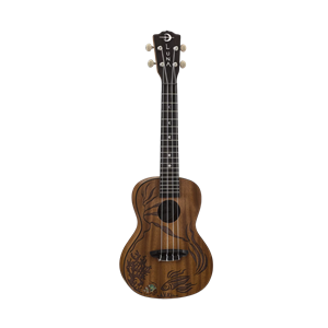 Luna Uke Coral, All Solid Mahogany - Concert