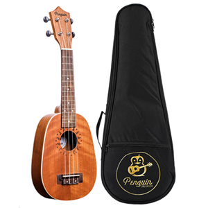 Amahi Penguin Mahogany Ukulele in Pineapple Shape