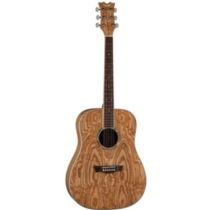 AXS Dreadnough Quilt Ash Gloss Natural Acoustic Guitar