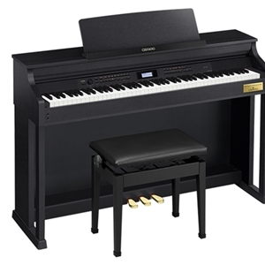 Casio AP710BK Celviano Digital Upright Piano with Bench Black