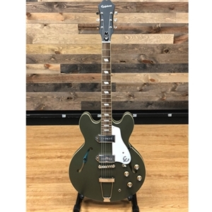 Casino Worn Olive Drab Electric Guitar