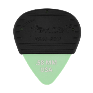 Fender Mojo Grip Picks, Dura-Tone Delrin .58, 3-Pack