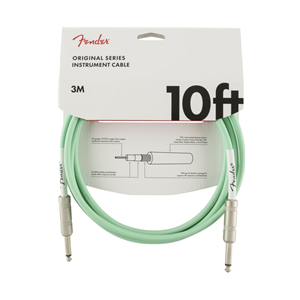 Fender Original Series Instrument Cable 10ft - Surf Green