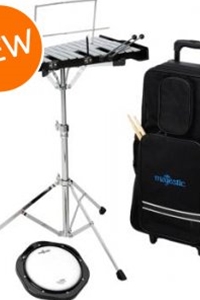 Majestic Bell Kit with Practice Pad and Rolling Cart