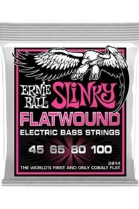 Ernie Ball SUPER SLINKY FLATWOUND ELECTRIC BASS STRINGS - 45-100 GAUGE