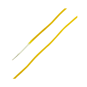 Gavitt Single Conductor Vintage Cloth Wire - Yellow 1ft