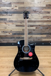 Fender FA125CE Dreadnought Black Acoustic/Electric