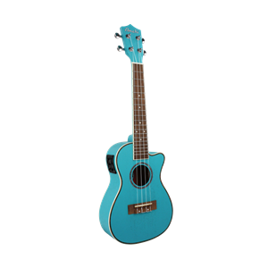 Amahi, Mahogany Back & Sides Ukulele Light Blue - Concert Acoustic/Electric