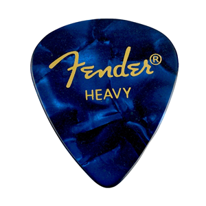 Fender Premium Celluloid Picks, Heavy 351 Shape - Blue Moto