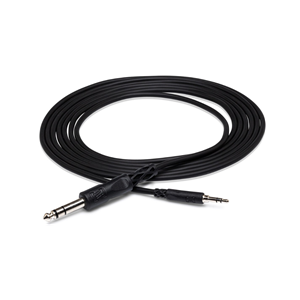 Hosa Stereo Interconnect, 3.5mm TRS to 1/4in TRS 10ft