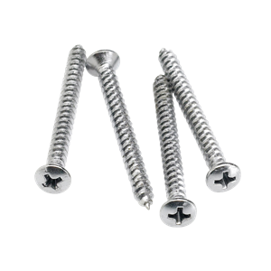 Fender Neck Mounting Screws (4) (Chrome)