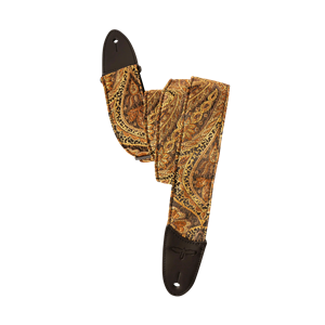 PRS 2" Paisley/Nylon Guitar/Bass Strap - Brown