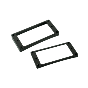 WD Plastic Vintage Archtop Humbucker Pickup Mounting Ring - Black (High and Low)