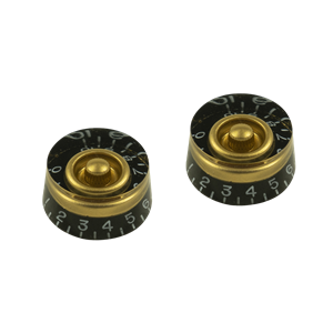WD Speed Knob Set Of 2 Black and Gold