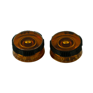 WD Non-Slip Speed Knob Set Of 2 Amber