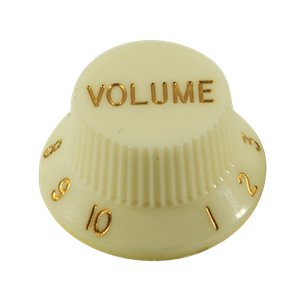 WD Stratocaster/UFO Style Knob Set Parchment (Volume Only)