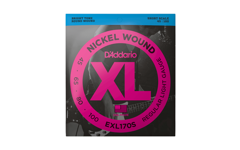 D'Addario EXL170S 45-100 Regular Light Short Scale Bass Strings