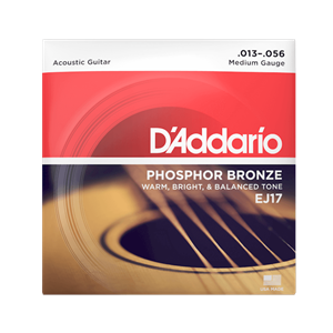 D'Addario EJ17 Phosphor Bronze Medium Acoustic Guitar Strings