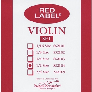 Super Sensitive 1/2 Size Violin Strings