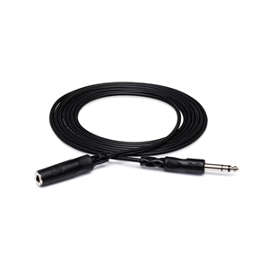 Hosa Headphone Extension Cable, 1/4 in TRS to 1/4 in TRS 25ft