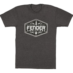 Fender® Bolt Down Shirt, Charcoal- Large