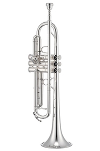 Jupiter Silver-Plated Yellow Brass, .460” Bore, 4.8” Bell, Reverse Rose Brass