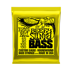 Ernie Ball Beefy Slinky Nickel Wound Electric Bass Strings