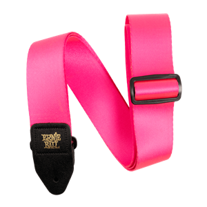 Ernie Ball Premium Guitar/Bass Strap - Neon Pink