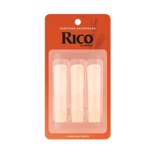 Rico by D'Addario Baritone Sax Reeds - Strength 3 - 3-pack