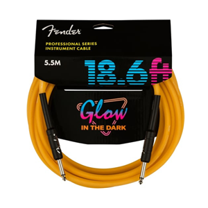 Fender Professional Series Glow in the Dark Cable 18.6ft - Orange