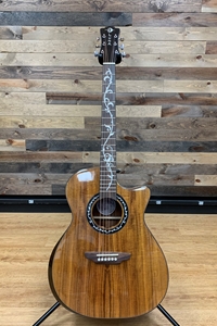 Luna Vineyard Koa Grand Auditiorium Acousticic/Electric