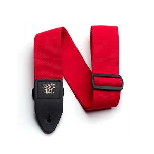 Ernie Ball Polypro Guitar/Bass Strap - Red