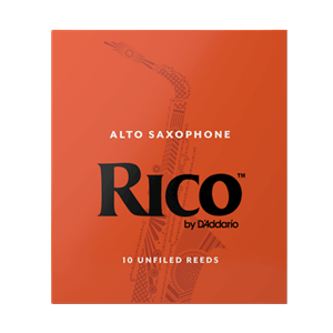 Rico by D'addario Alto Saxophone Reeds Strength 2.5, 10-Pack