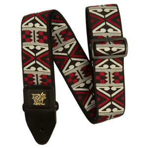 Ernie Ball Classic Jacquard Guitar/Bass Strap - Primal Red