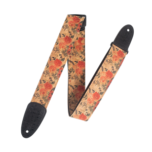 Levy's Cork Series Guitar/Bass Strap - Wildflower