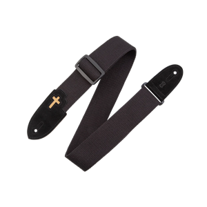 Levy's Divine Worship Series Guitar/Bass Strap - Black