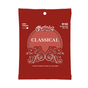 Martin M160 Classical Nylon Guitar Strings - Hard Tension