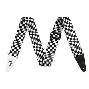 Fender Wavy Checkerboard Polyester Guitar/Bass Strap