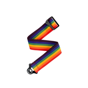 D’Addario Auto Lock Guitar/Bass Strap - Rainbow