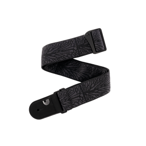 D'Addario Standard Guitar/Bass Strap - Lightning Black Tubular