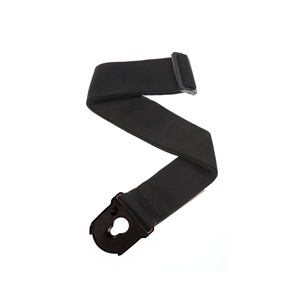 D'Addario Planet Lock Guitar/Bass Strap - Black