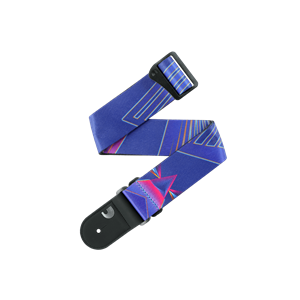 D'Addario Outrun Polyester Guitar/Bass Strap - Prism