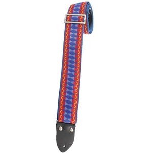 Henry Heller Deluxe Vintage Series Jacquard Guitar/Bass Strap - Multi Color