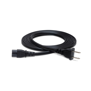 Hosa Power Cord, IEC C7 To NEMA 1-15P 8ft