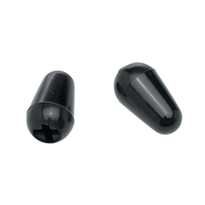 Fender Stratocaster Switch Tips, Set of 2 - Black