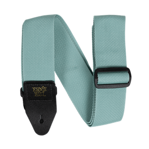 Ernie Ball Polypro Guitar/Bass Strap - Tidal Green