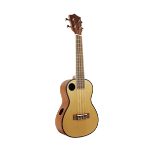 Amahi Forte Spruce Top Concert with Offset & Side Sound Hole Ukulele - Concert